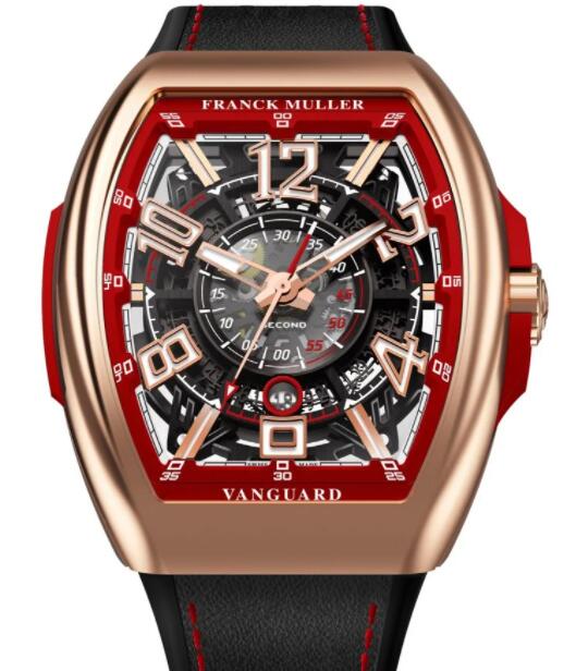 Franck Muller Vanguard Racing Skeleton Replica Watch V 45 SC DT SQT RCG (ER) 5N